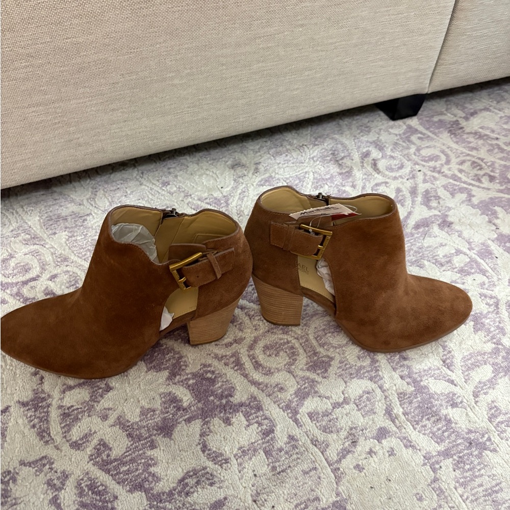 Michael by Michael Kors Brown Booties(read description)
